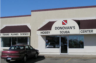 Donovan's Hobby & Scuba Center exterior